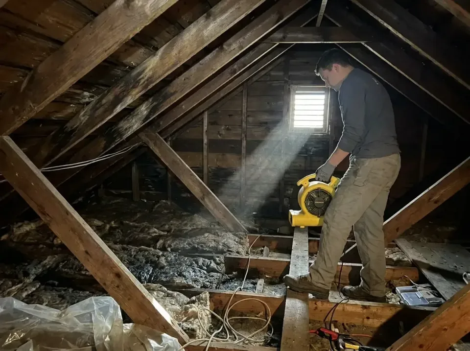 attic-water-damage-drying-proc-007 — frequently asked questions, Emergency Water Extraction & 24/7 Flood Response in Edgemon…
